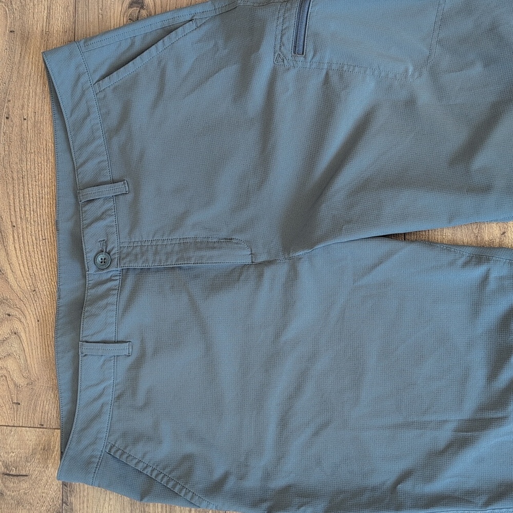 Eddie Bauer Stretch Ripstop Crop Pants, Capri, Gray, Women's 16 - Picture 3 of 13